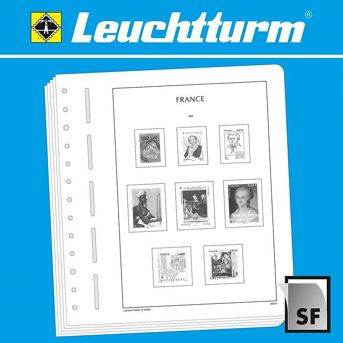 LEUCHTTURM SF-Vordruckblätter Frankreich 2015-2019