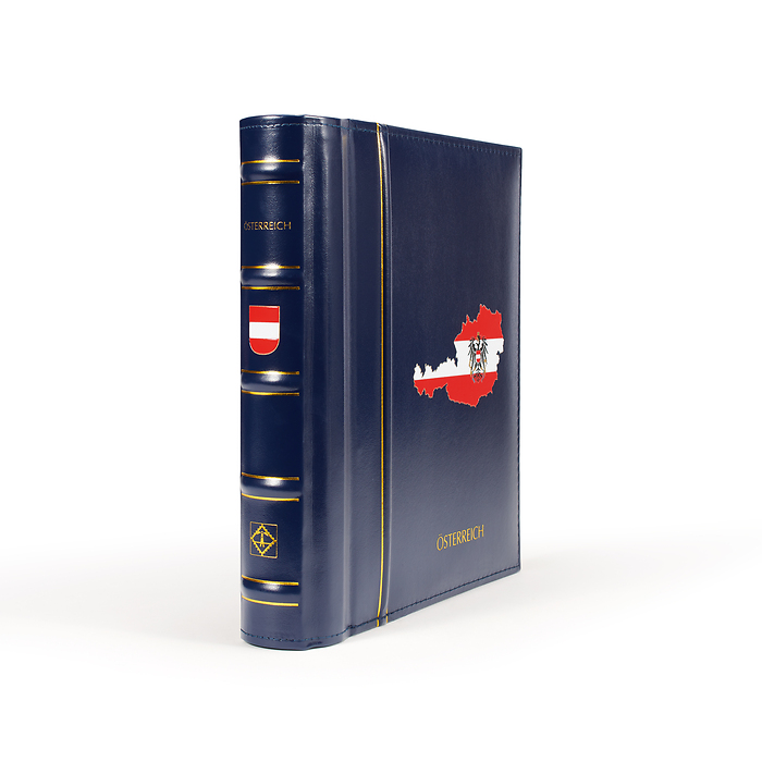 Leuchtturm Vordruckalbum mit Klemmtaschen 'Österreich 2015-2024', blau