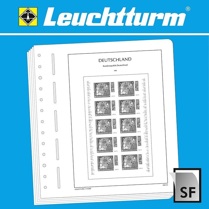 LEUCHTTURM SF-Vordruckblätter Deutschland Markenheftchen 2015-2019