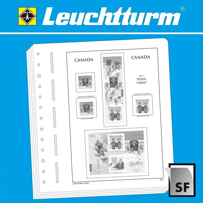 LEUCHTTURM SF-Vordruckblätter Canada Quaterly Packs 2015-2019