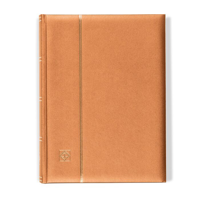 Einsteckbuch COMFORT, Din A4, 64 chamoisfarbene Seiten, wattierter Einband, bronze