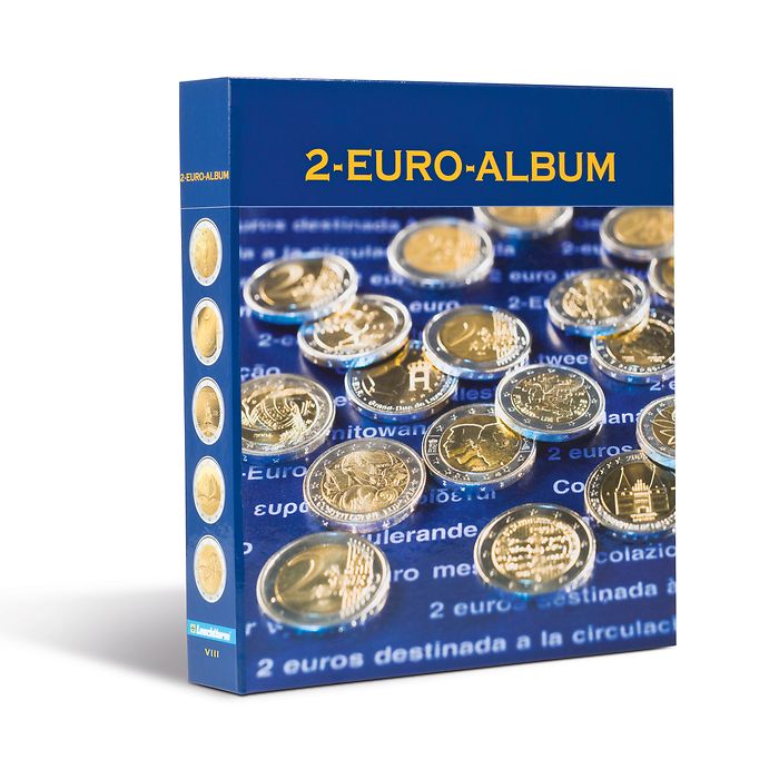 NUMIS-Vordruckalbum für 2-Euro-Gedenkmünzen aller Euro-Länder, deutsch, Band 8