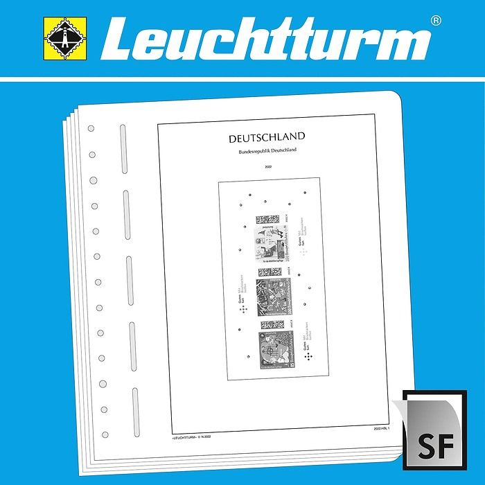 LEUCHTTURM SF-Vordruckblätter Deutschland Heftchenblätter 2018-2022
