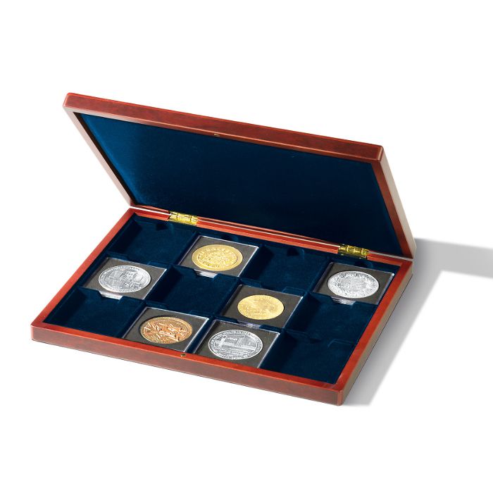 Münzkassette VOLTERRA UNO für  12 Münzen in QUADRUM XL / Münzrähmchen XL