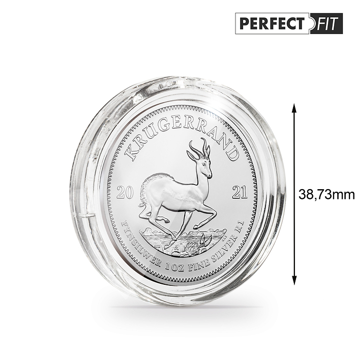 Ultra Perfect Fit Münzkapseln für 1 oz.Krügerrand Silber (39 mm), 10er-Pack