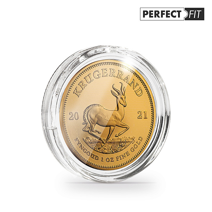 Münzkapseln Ultra Perfect Fit für 1 oz. Krügerrand Gold (32,60 mm), 100er-Pack