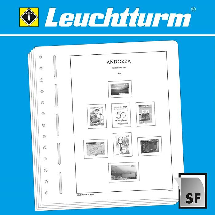 LEUCHTTURM SF-Vordruckblätter Andorra französich, 2020-2021