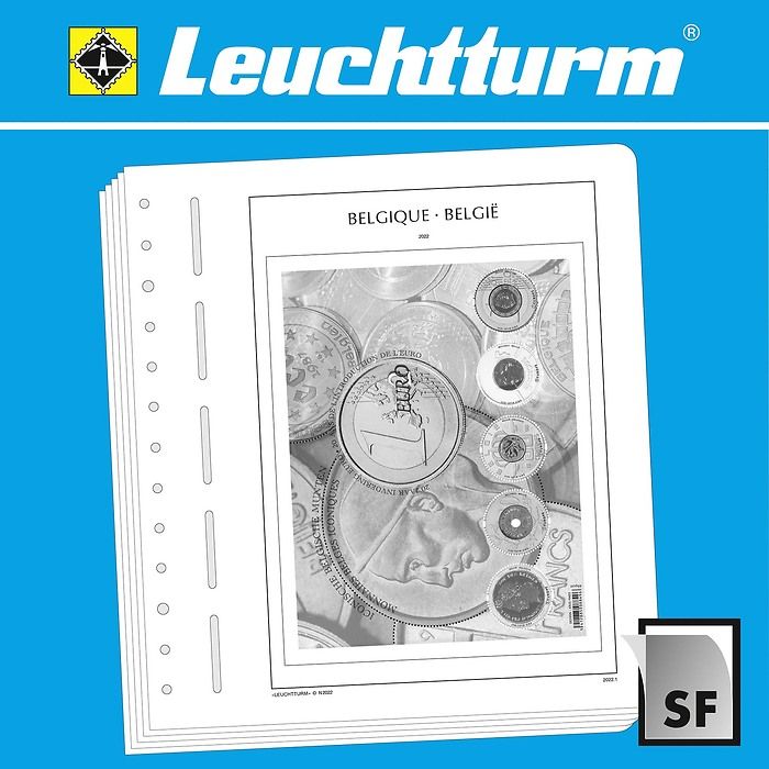 LEUCHTTURM SF-Vordruckblätter Belgien 2020-2022
