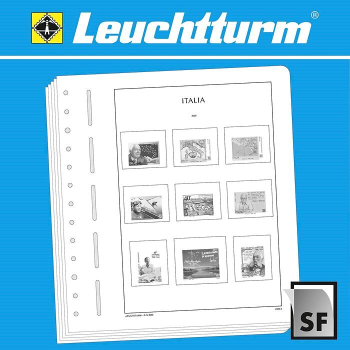 Leuchtturm Vordruckblätter mit Klemmtaschen Italien 2020-2024
