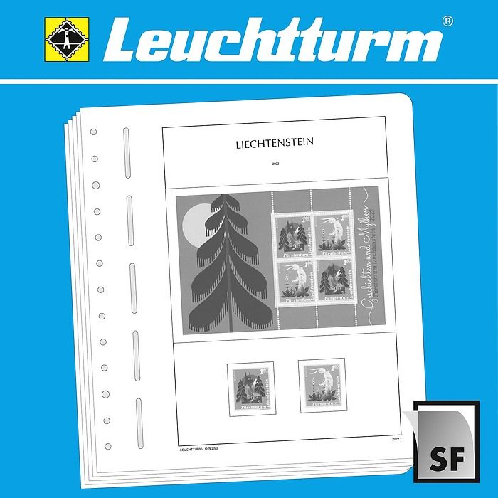 LEUCHTTURM SF-Vordruckblätter Liechtenstein 2020-2022