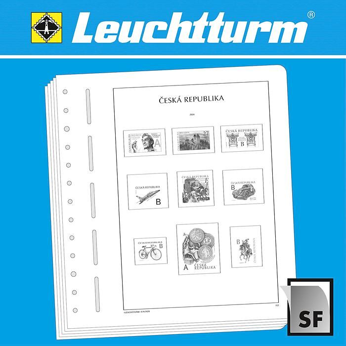 Leuchtturm Vordruckblätter mit Klemmtaschen Tschechische Republik 2020-2025
