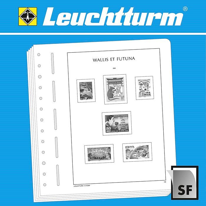 Leuchtturm Vordruckblätter mit Klemmtaschen Wallis & Futuna 2020-2024