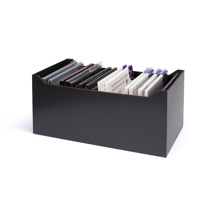Logik Archivbox für 20 x 2, 10, 20, 25, 35 und 50 € Münzenu. Kursmünzsätze Spiegelglanz