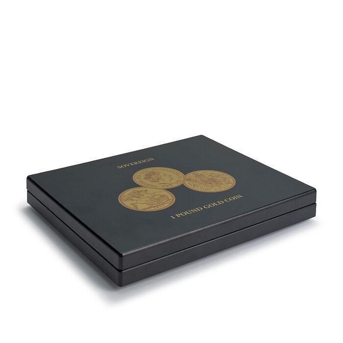 Volterra Uno - Münzkassette für 12 Goldmünzen „Sovereign“ in Kapseln