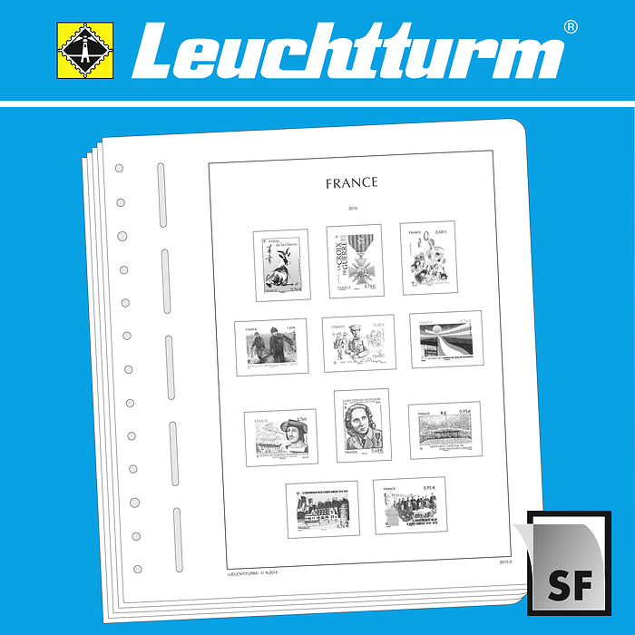 Leuchtturm Nachtrag mit Klemmtaschen Frankreich -Blocks 'Edition Spéciale' 2022