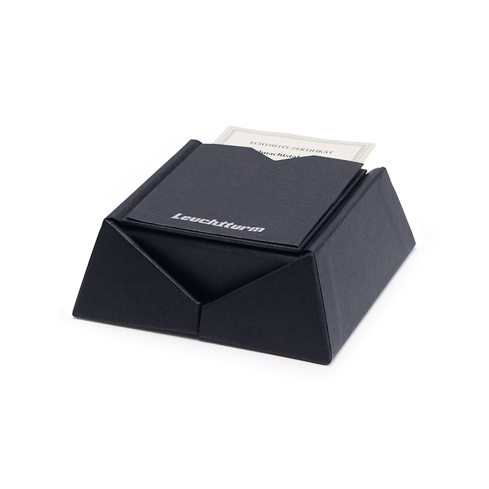 Porta Münzetui für eine runde Münzkapsel 39/40 mm, schwarz