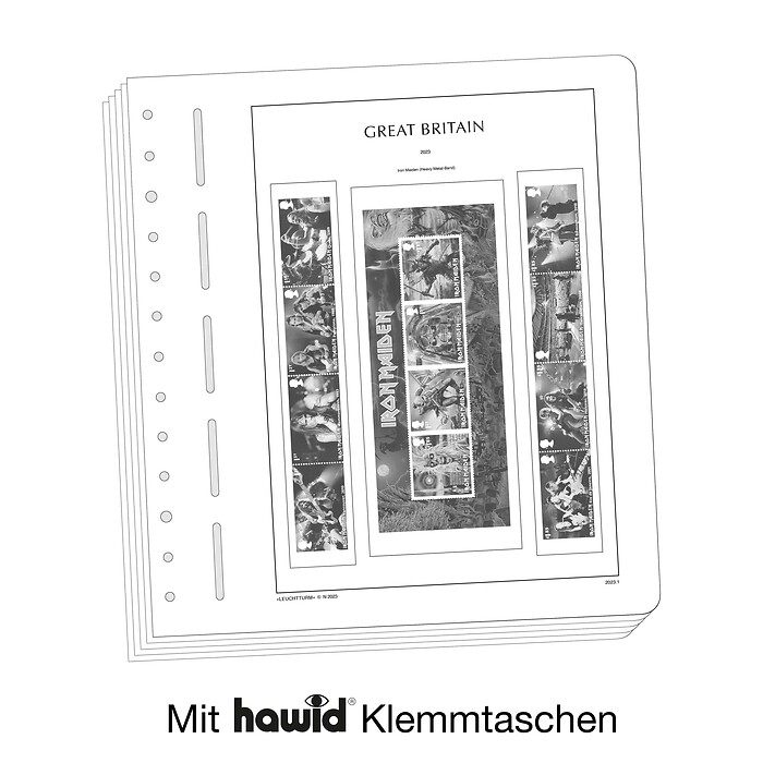 Leuchtturm Nachtrag mit Klemmtaschen Großbritannien 2023