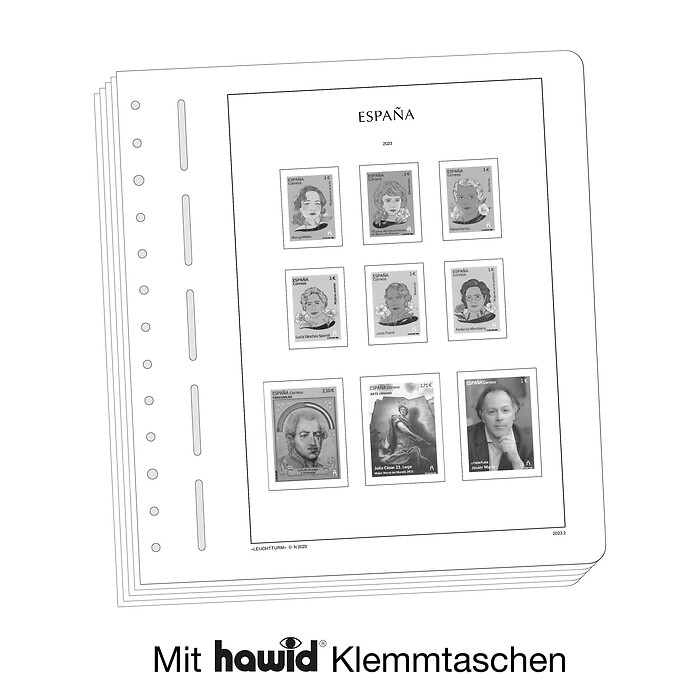 Leuchtturm Nachtrag mit Klemmtaschen Spanien 2023