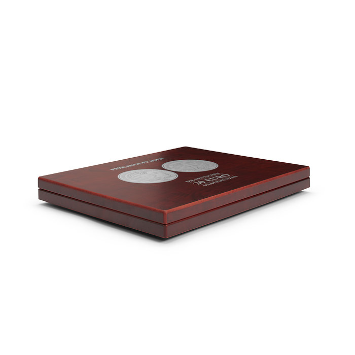 Volterra Uno - Münzkassette für 12 dt. 20/35 Euro Gedenkmünzen 'Prägende Frauen', in Kapse