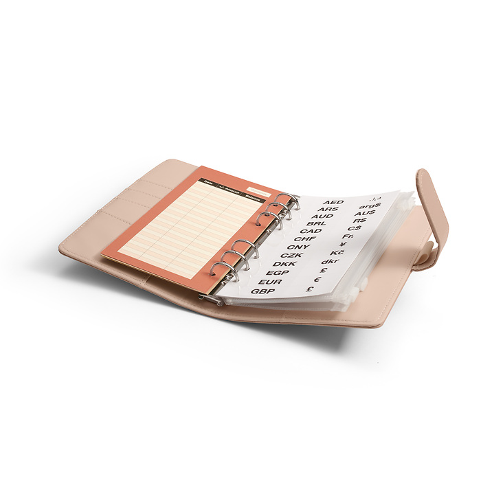Lisbon Rose - Travel Money Ringbinder inkl. 5 Hüllen