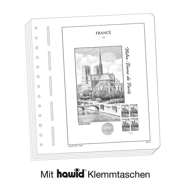 Leuchtturm Nachtrag mit Klemmtaschen Frankreich -Blocks 'Edition Spéciale' 2024