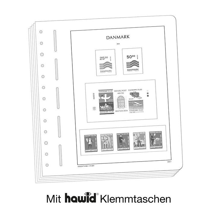 Leuchtturm Nachtrag mit Klemmtaschen Dänemark 2024
