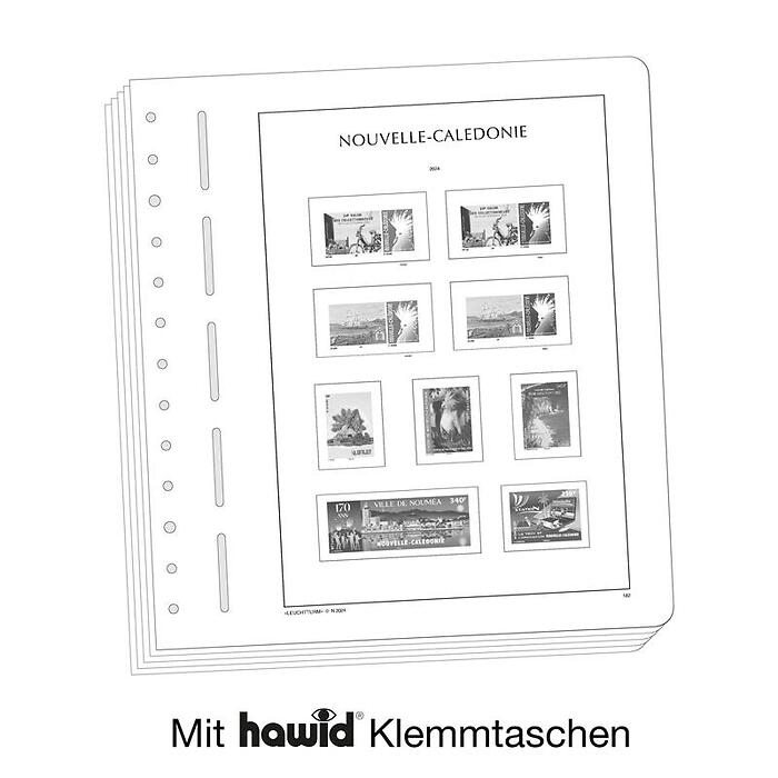 Leuchtturm Nachtrag mit Klemmtaschen Neukaledonien 2024