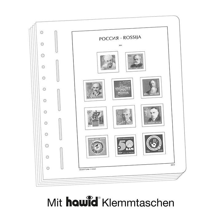 Leuchtturm Nachtrag mit Klemmtaschen Russland 2024