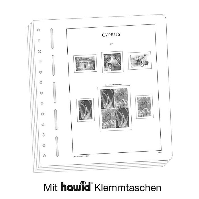 Leuchtturm Nachtrag mit Klemmtaschen Zypern 2024