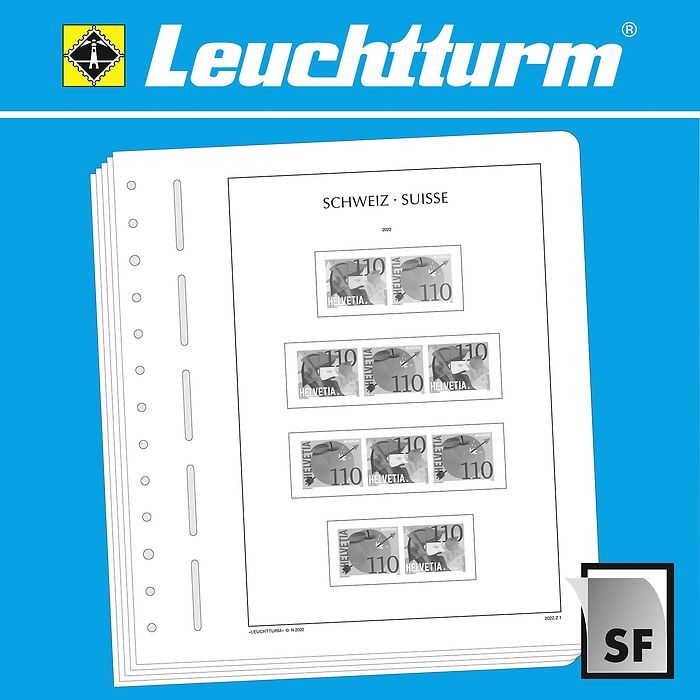 LEUCHTTURM SF-Vordruckblätter Schweiz Zusammendrucke