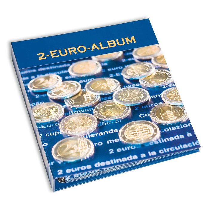 NUMIS 2-EURO-Vordruckalbum aller Euro-Länder, deutsche Version
