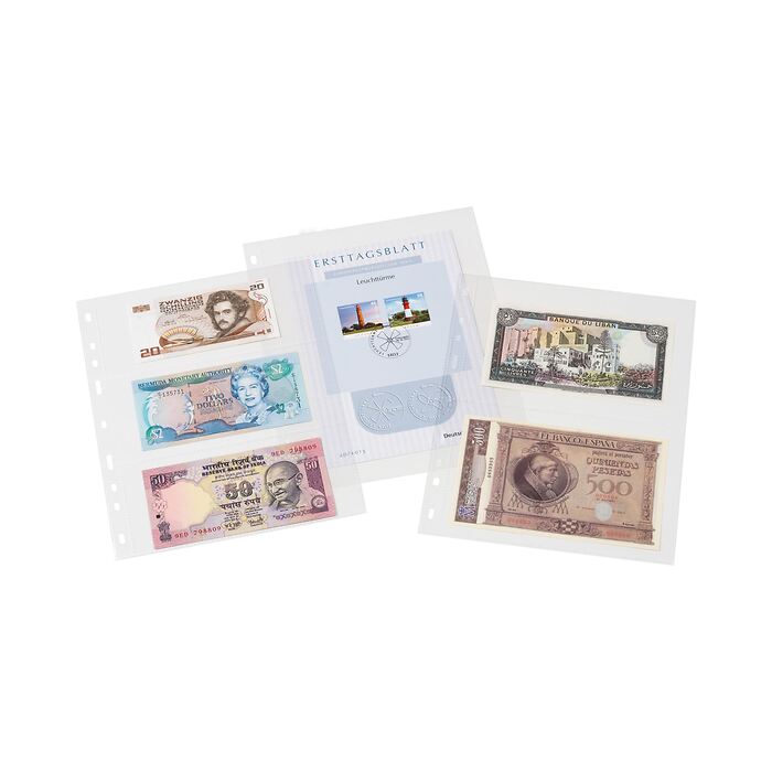 Kunststoffhüllen Optima Easy klar, PP, 50er Pack, Kunststoffhüllen
