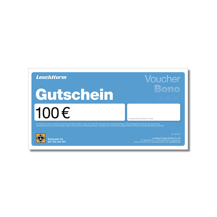 Geschenk-Gutschein Leuchtturm 100 Euro