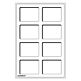 Tab Münztableau L mit 8 Fächern für US-Münzenkapseln Slabs,  blau, 2er Pack