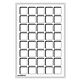 Tab Münztableau L für 40 Münzen bis 33 mm, blau, 2er Pack