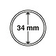 Grips Münzkapseln  34 mm, 10er  Pack