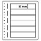 Leuchtturm Blankoblätter, 6er  Einteilung, 190x 37 mm, 10er  Pack
