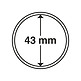 Grips Münzkapseln  43 mm, 10er  Pack