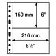Grande Easy Kunststoffhüllen mit 2 Taschen quer (A5), PP, klar, 50er Pack