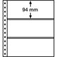 LEUCHTTURM R-Tafeln, 3er Einteilung, klarsichtig, 5er Pack