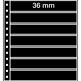 LEUCHTTURM R-Tafeln, 7er Einteilung, schwarz, 5er Pack.